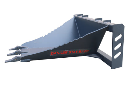 Extreme HD Stump Bucket Tree Spade Scoop Digger Skidsteer Bobcat Attachment Pull