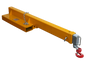 4.5T Extendable Forklift Jib, Fork Mounted Jibs & Lifting Beams