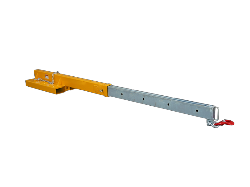 4.5T Extendable Forklift Jib, Fork Mounted Jibs & Lifting Beams