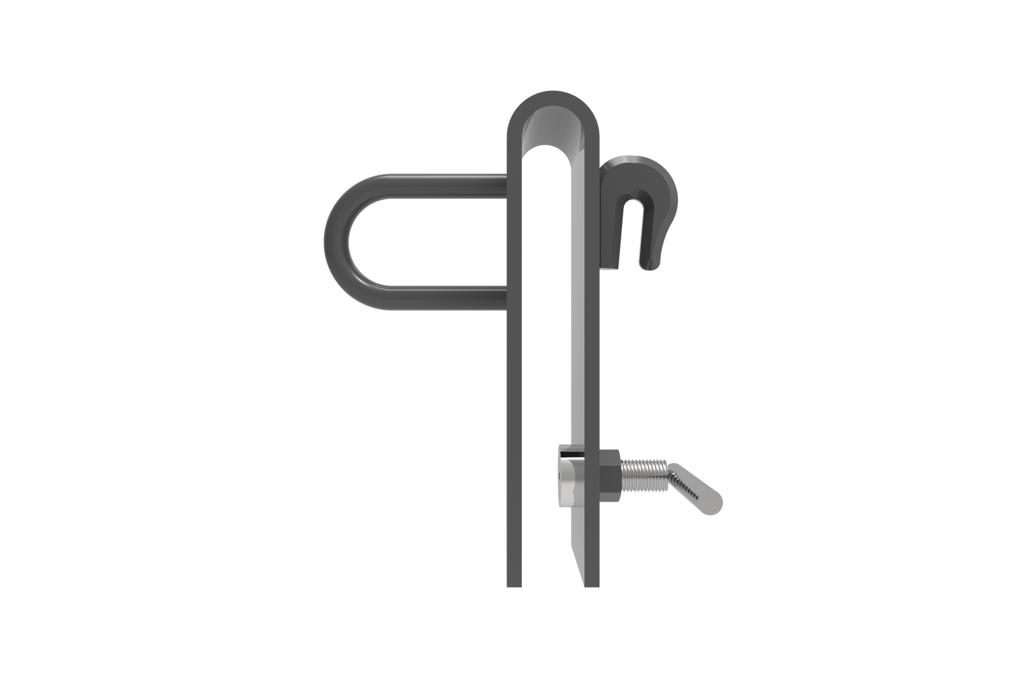 Easy Lift Tractor Bucket Attachment - Universal Fit with Grab Hook & Hand Crank