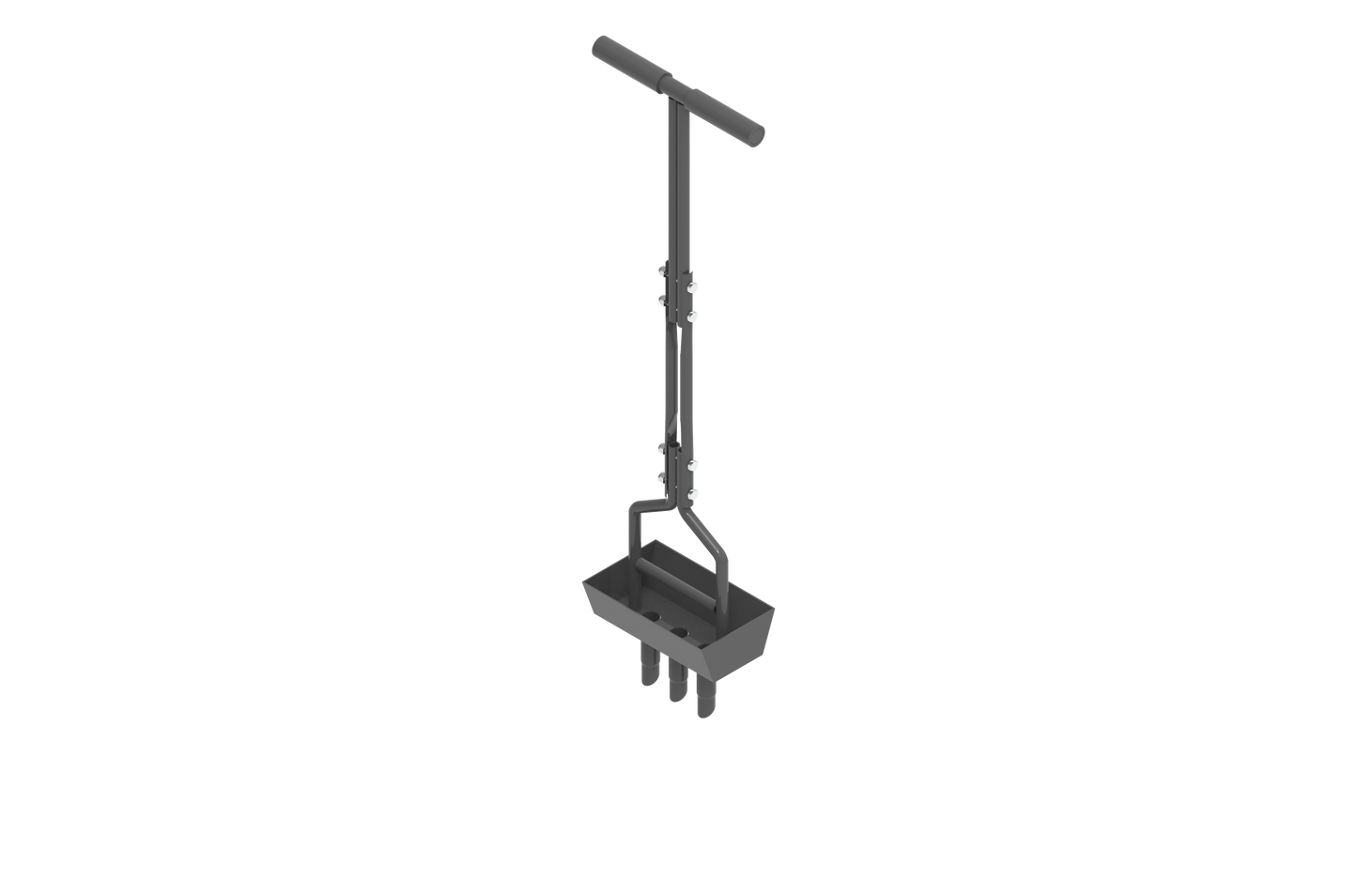 Lawn Aerator Coring Garden Tool – Professional-Grade Lawn Care with 3-Tine Design and Soil Core Storage Tray