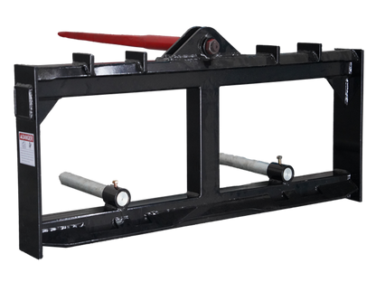 3 Point Tractor 43" Hay Bale Spear Frame 3000 lb Capacity for Bobcat Skid Steer Quick Attach