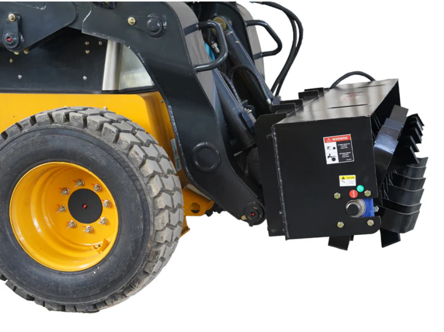 72" Skid Steer Heavy-Duty Rotary Tiller, Gardening Rototiller Attachments