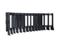 Heavy Duty Skid Steer Push Stick Rake Attachment