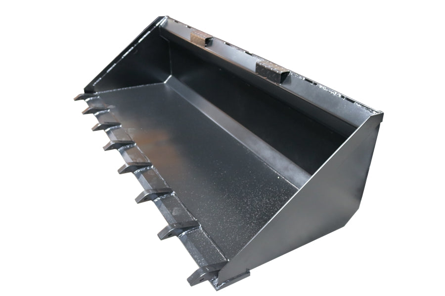 Heavy Duty High Capacity Tooth Bucket Skid Steer Loader Quick Attach