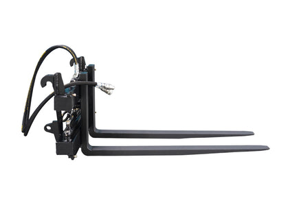 Hydraulic Adjust Pallet Forks Frame for Tractor Front Loader