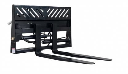 Skid Steer Hydraulic Positioning Pallet Forks Frame