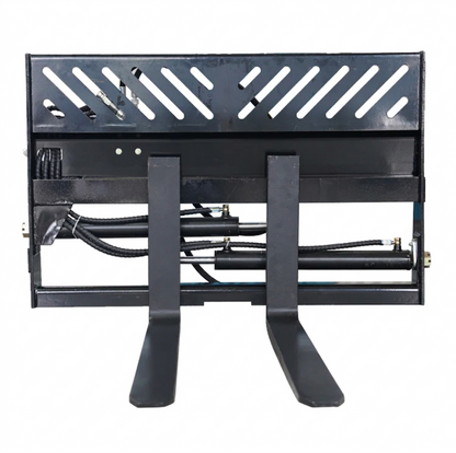 Skid Steer Hydraulic Positioning Pallet Forks Frame