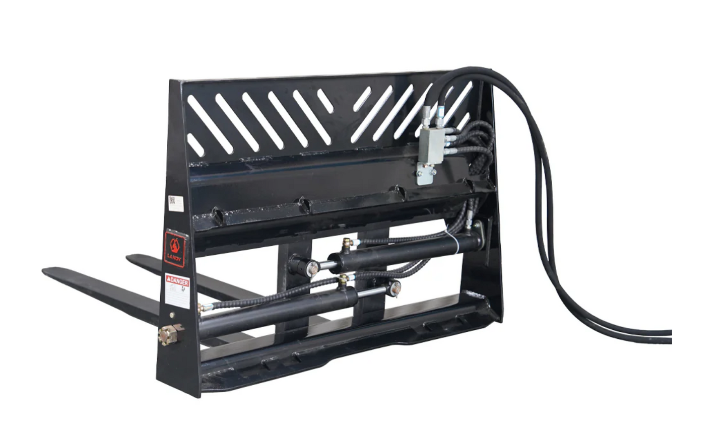 Skid Steer Hydraulic Positioning Pallet Forks Frame