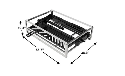 Skid Steer Hydraulic Positioning Pallet Forks Frame