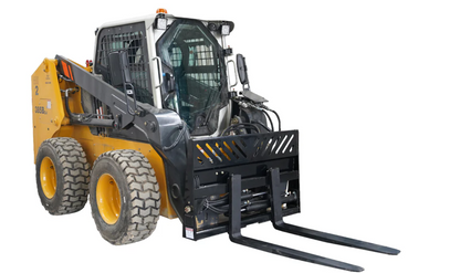 Skid Steer Hydraulic Positioning Pallet Forks Frame