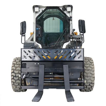 Skid Steer Hydraulic Positioning Pallet Forks Frame
