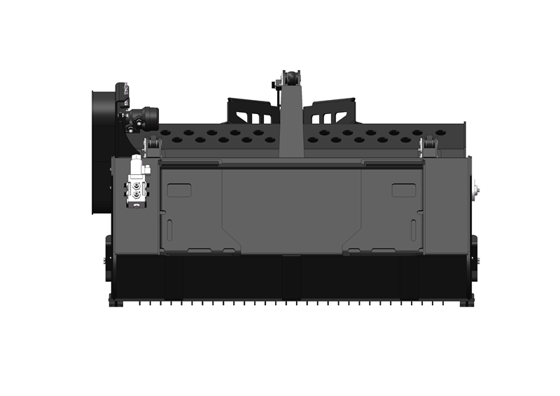 Skid Steer Hydraulic Landscape Rake Attachment