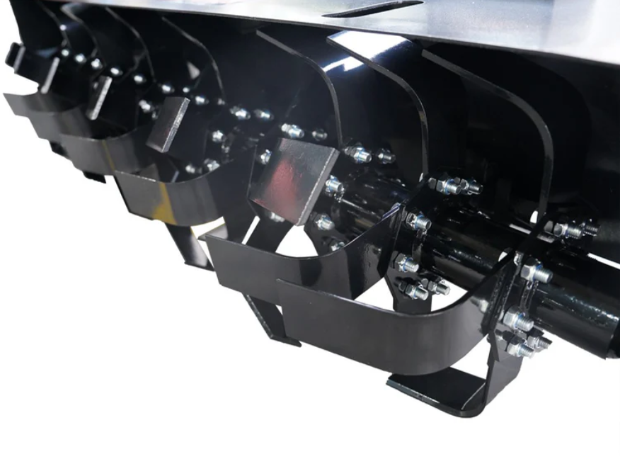 72" Skid Steer Light-Duty Rotary Tiller,Rototiller Attachments for Gardening