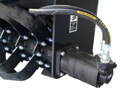 72" Skid Steer Light-Duty Rotary Tiller,Rototiller Attachments for Gardening