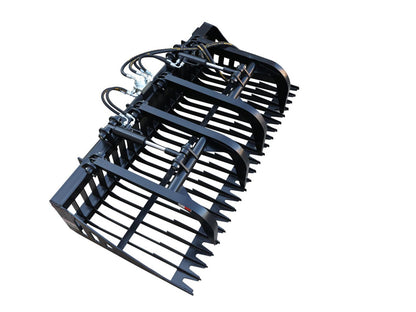 Skid Steer Rod Rock Grapple Bucket
