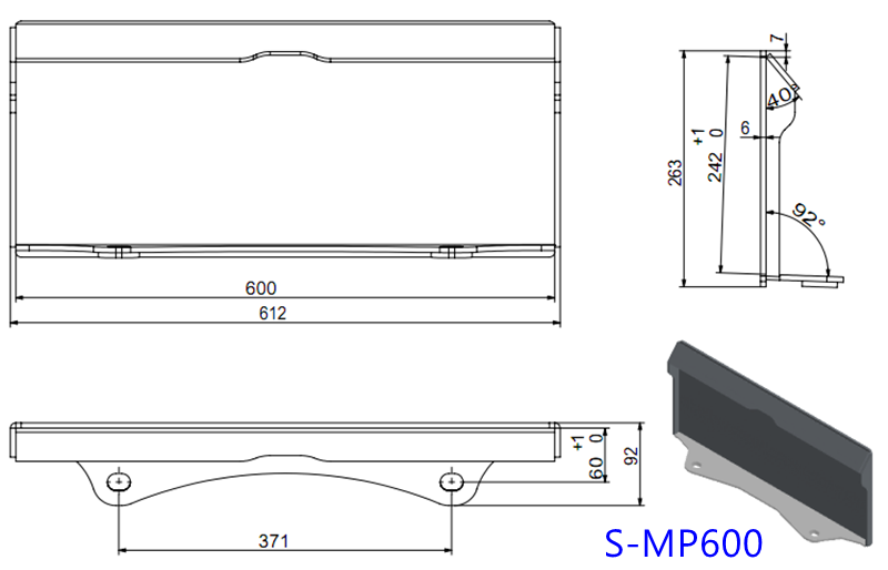 Weld-On Skid Steer Universal Attachment Mounting Plate