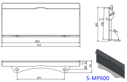 Weld-On Skid Steer Universal Attachment Mounting Plate