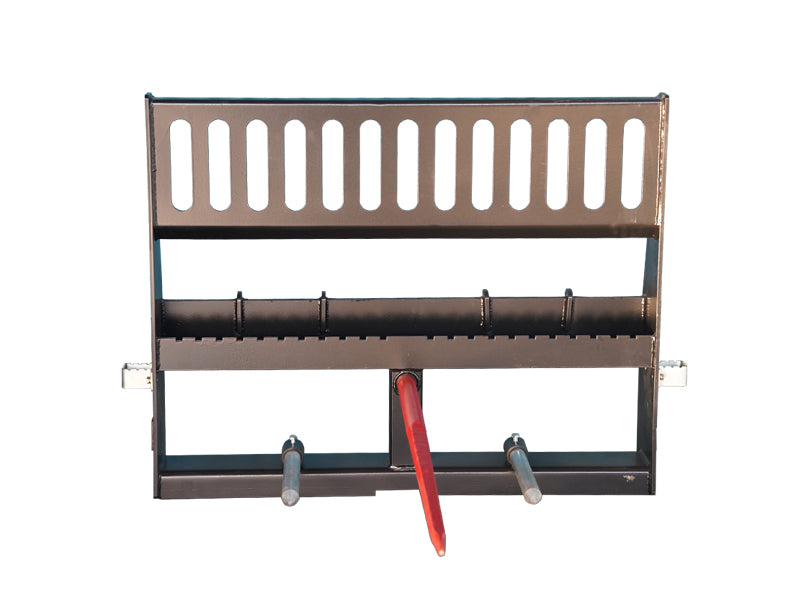Skid Steer 49" width Pallet Fork Attachment and 42" Hay Bale Spear for Skid Steer