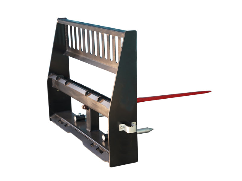 Skid Steer 49" width Pallet Fork Attachment and 42" Hay Bale Spear for Skid Steer