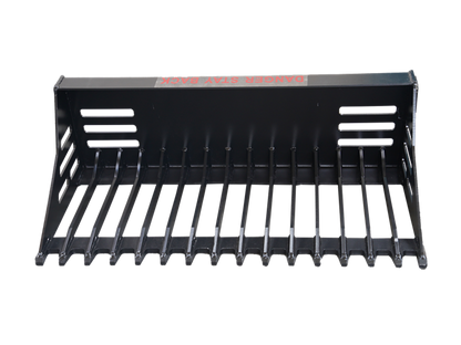 Construction Rock Bucket Attachment for Skid Steer Rake Bucket