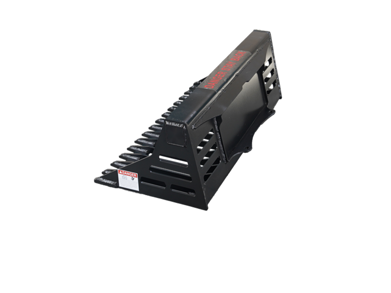 Construction Rock Bucket Attachment for Skid Steer Rake Bucket