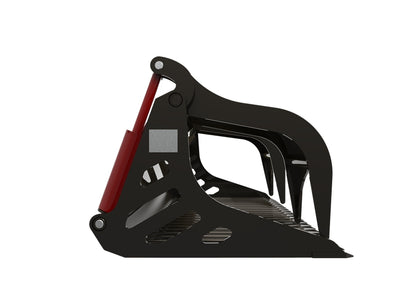 Skid Steer Rod Rock Grapple Bucket