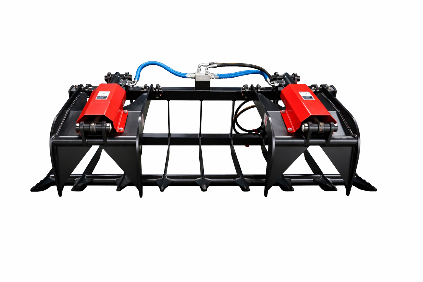 Skid Steer 72" Dual Cylinders Root Grapple Bucket
