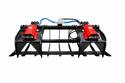 Skid Steer 72" Dual Cylinders Root Grapple Bucket