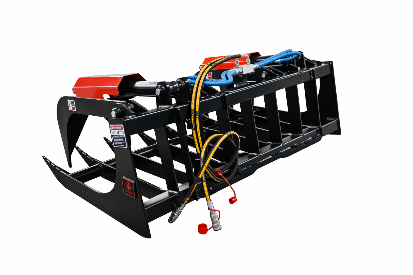 Skid Steer 72" Dual Cylinders Root Grapple Bucket