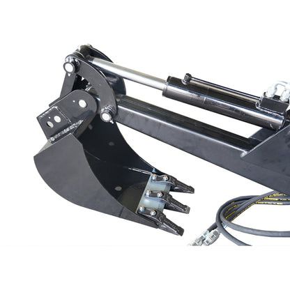 Backhoe Bucket-Skid Steer Ditching Attachment