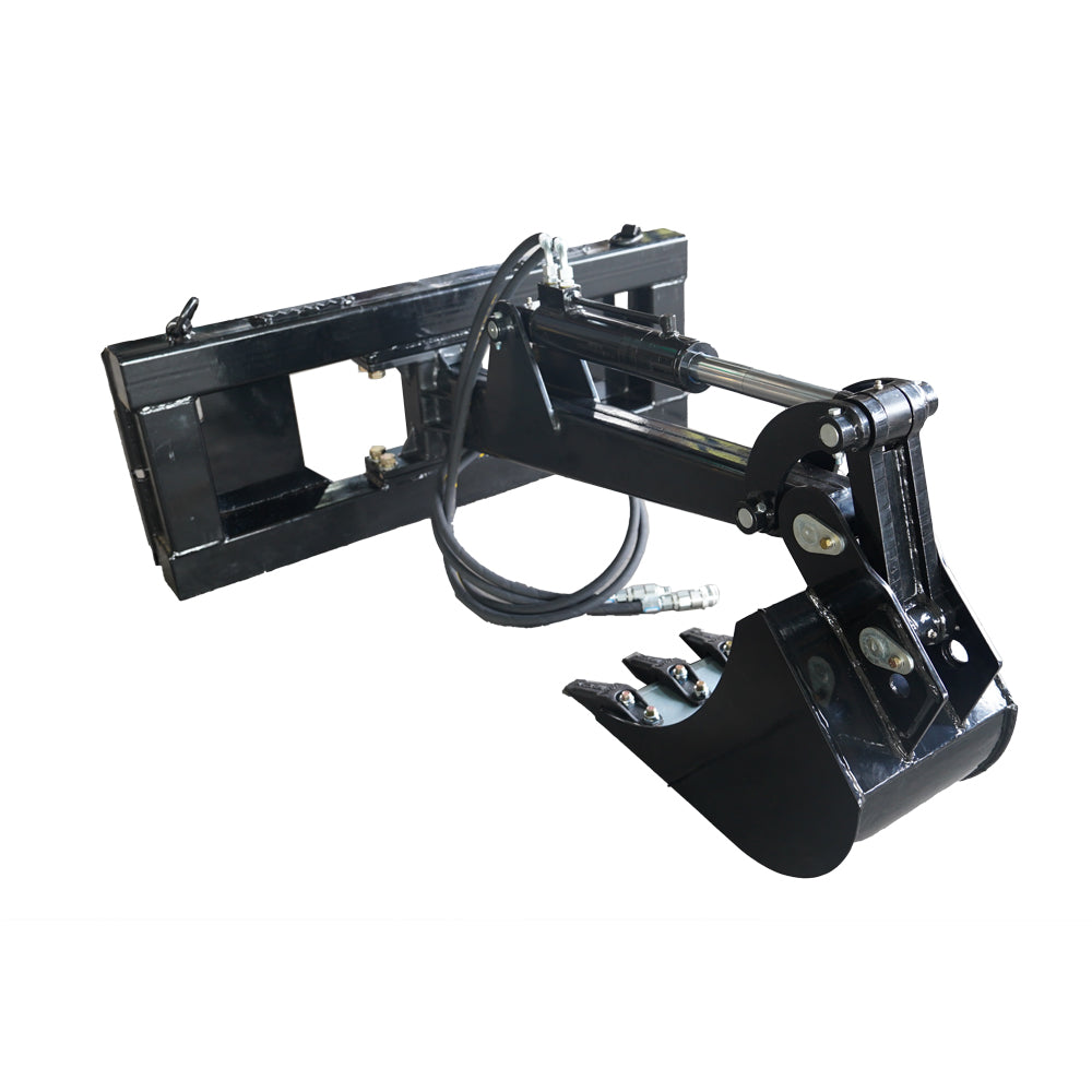 Backhoe Bucket-Skid Steer Ditching Attachment