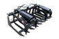 Dual Cylinders Root Grapple Bucket with Skid Steer Universal Quick Hitch