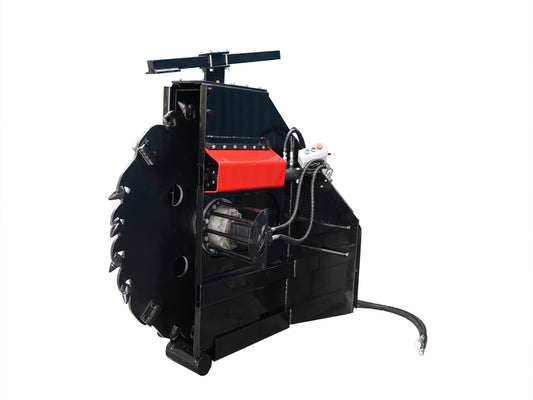 Skid Steer Attachment Wheel Saw