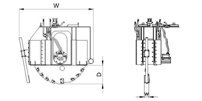 Skid Steer Attachment Wheel Saw