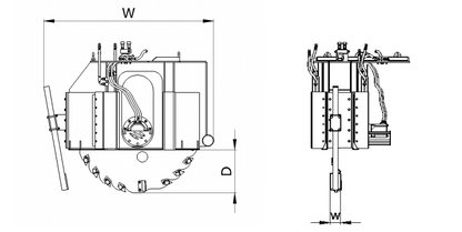 Skid Steer Attachment Wheel Saw