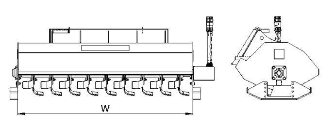Skid Steer Bi-Directional Rotary Tiller