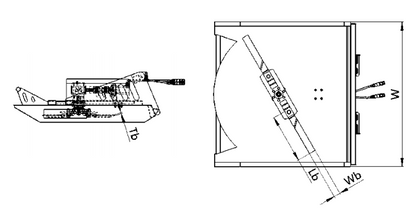 Skid Steer Brush Cutter, Rotary Slasher, Grass Cutter