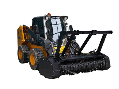 Skid Steer Drum Mulcher, Rotary Slasher, Grass Cutter
