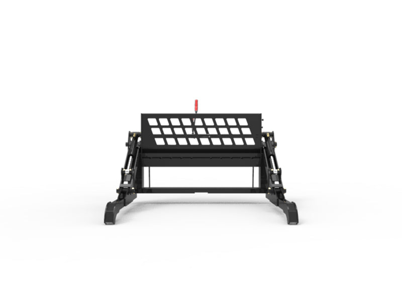 Skid Steer Loader Attachment Two-Cylinder Pipe Pallet Fork Grapple