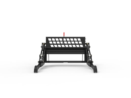 Skid Steer Loader Attachment Two-Cylinder Pipe Pallet Fork Grapple