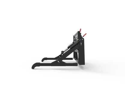 Skid Steer Loader Attachment Two-Cylinder Pipe Pallet Fork Grapple