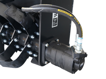 72" Skid Steer Heavy-Duty Rotary Tiller, Gardening Rototiller Attachments