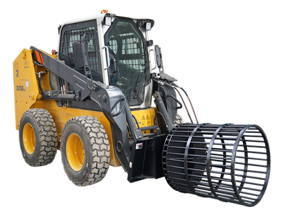 Skid Steer Rotary Rock Picker Attachment