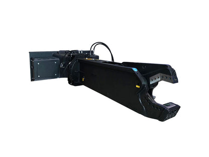 Skid Steer Scrap Shears equipped with rugged 360° rotation system