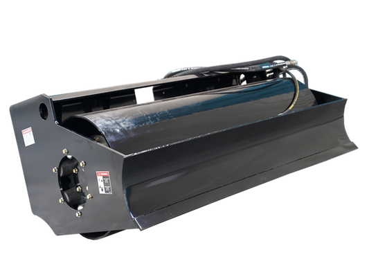 Skid Steer Vibratory Roller with hydraulically powered exciter systems