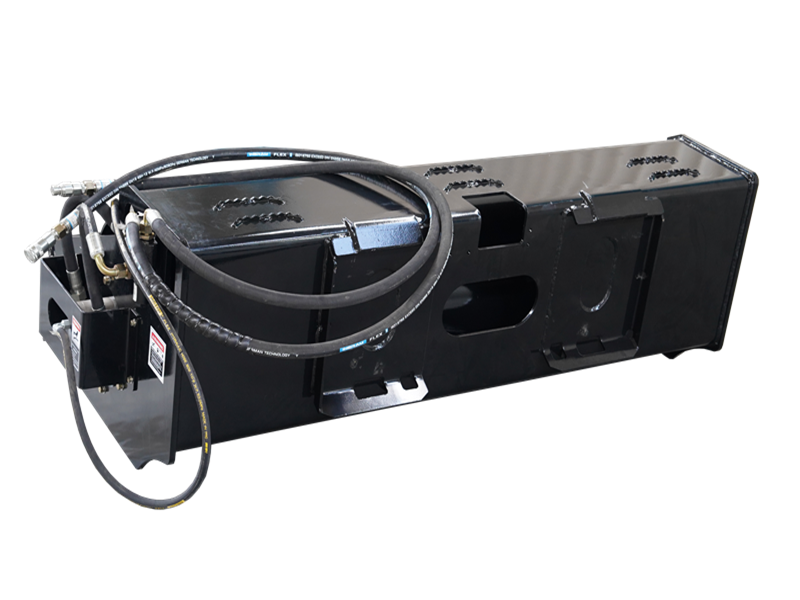 Skid Steer Vibratory Roller with hydraulically powered exciter systems