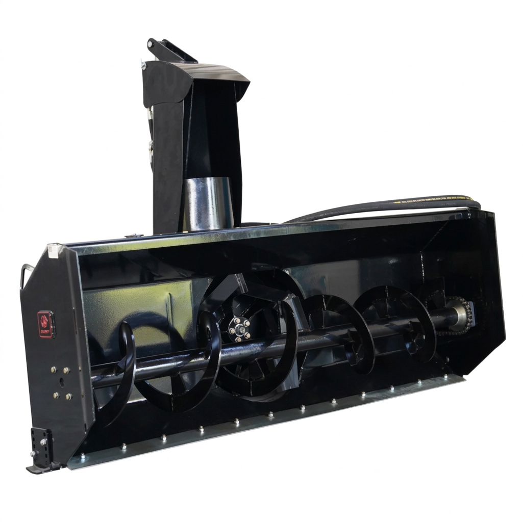 72" Skid Steer Hydraulic Snow Blower