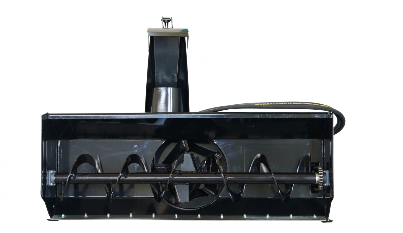 72" Skid Steer Hydraulic Snow Blower
