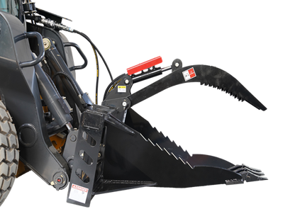 Skid Steer Stump Bucket Grapple Attachment Extreme Duty